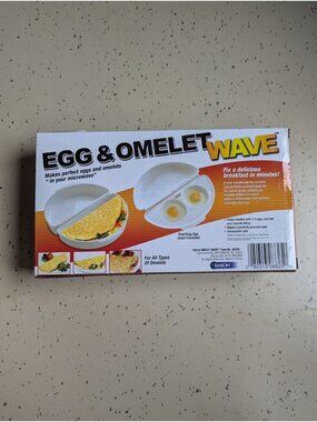 Emson Omelet Wave Microwave Omelet Cooker White